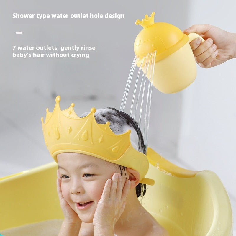 Baby Head Washing Cup Shower Children's Water Chopsticks Plastic Household Small Toys