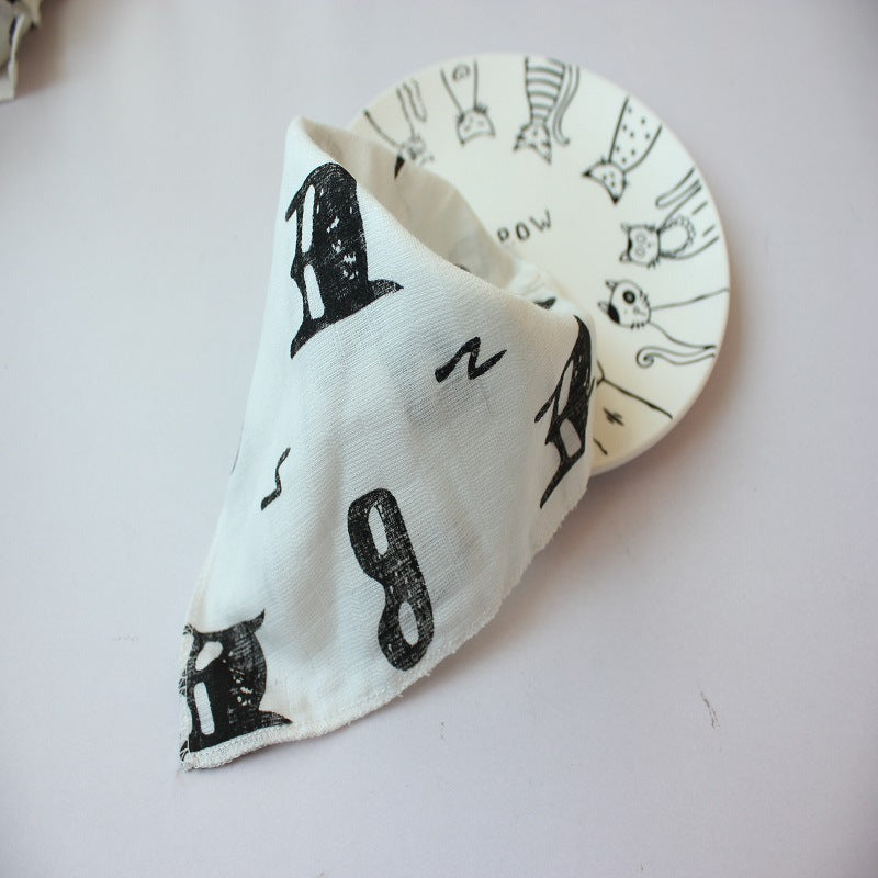 Baby gauze saliva towel