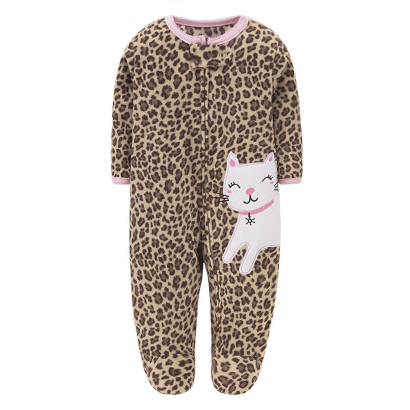 Baby wrap jumpsuit with zipper