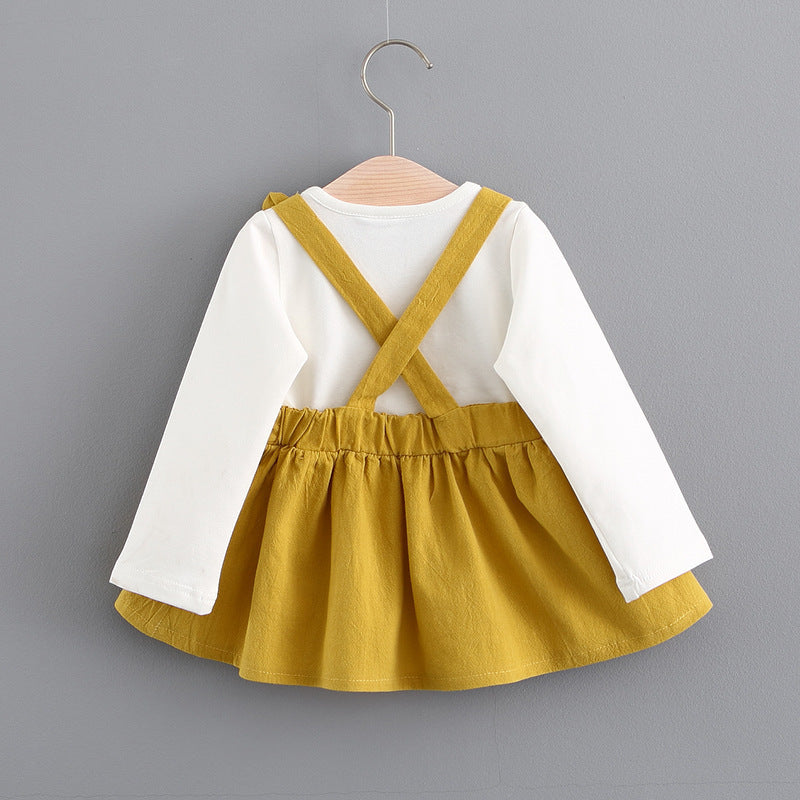 children's clothing, girls cute rabbit dress, baby baby princess dress