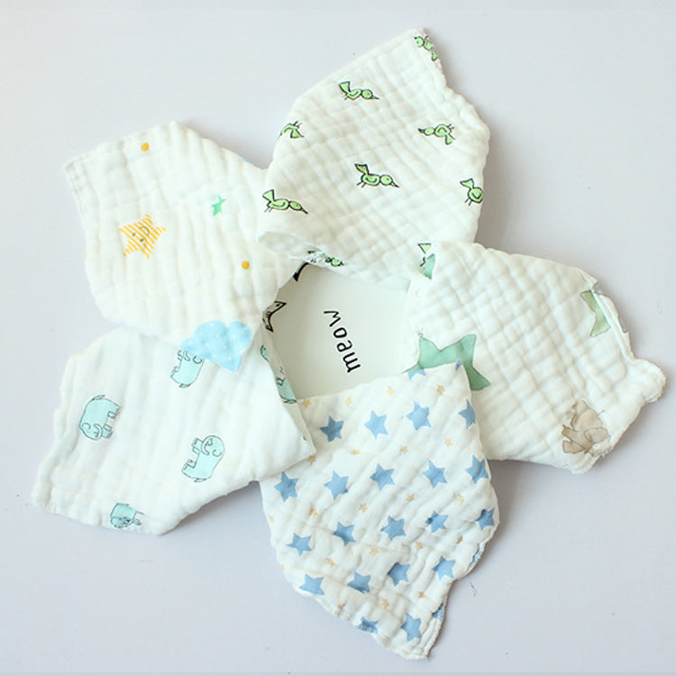 Baby gauze saliva towel