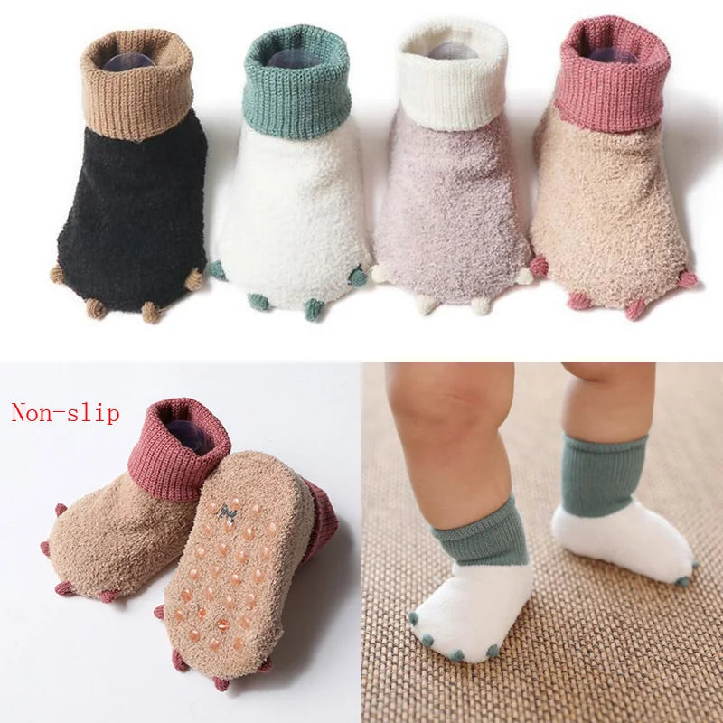 2019 New cute  autumn and winter newborn socks casual warm baby foot sock