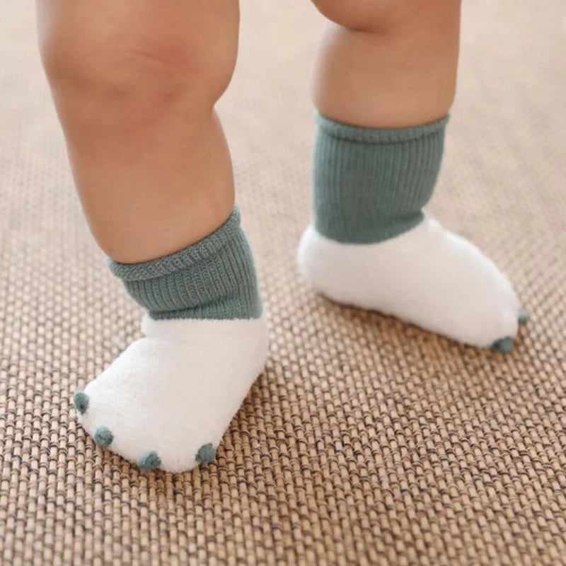 2019 New cute  autumn and winter newborn socks casual warm baby foot sock