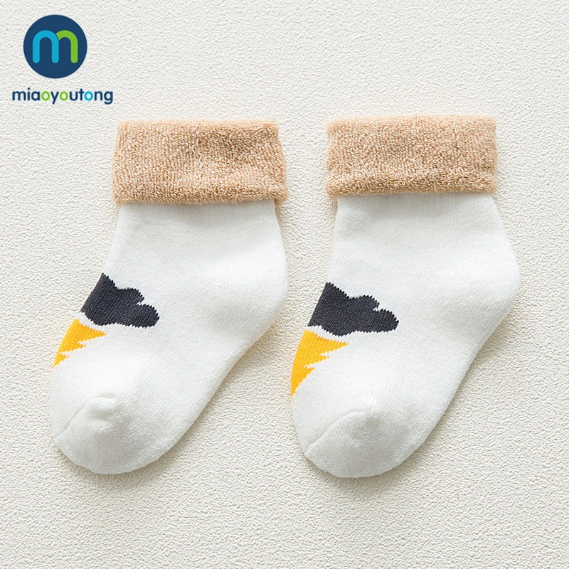 5 Pair High Quality Thicken Cartoon Comfort Cotton Newborn Socks Kids Boy New Born Baby Girl Socks Meia Infantil Miaoyoutong