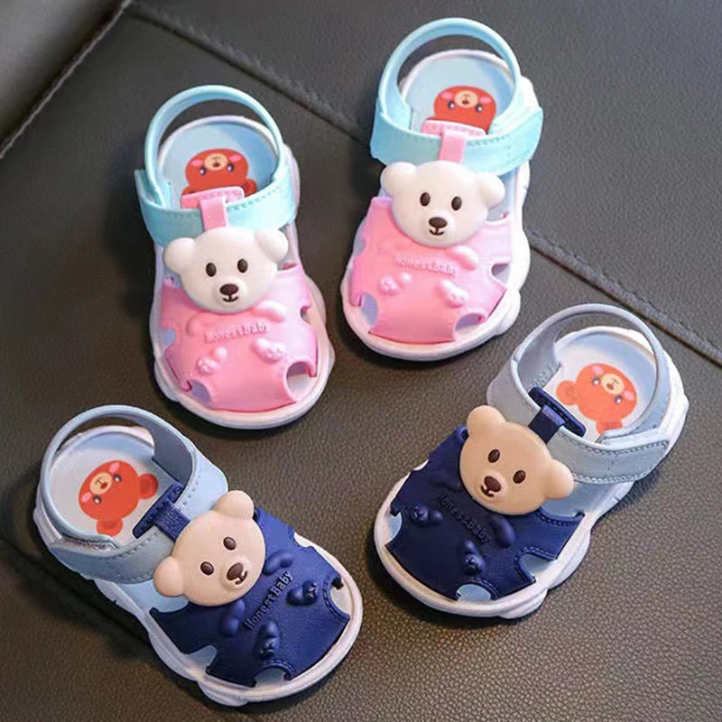 Children Sandals Kid Garden Shoes Summer Soft Bottom Anti Slip Slippers Breathable Toddler Shoe PVC Cartoon Beach Babies Slipper